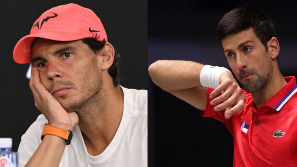 Rafael Nadal and Novak Djokovic