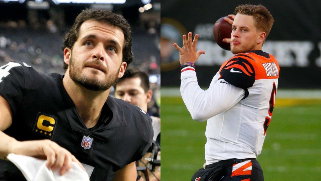 Derek Carr and Joe Burrow