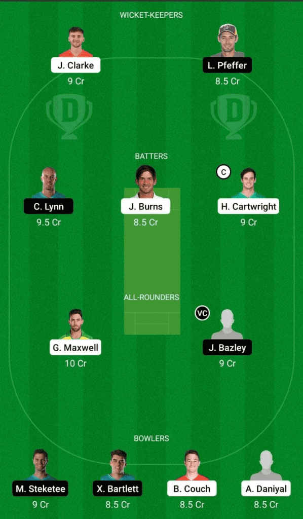 Dream 11 Fantasy Team 1 For STA vs HEA