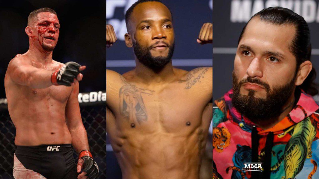 Nate Diaz Leon Edwards Jorge Masvidal