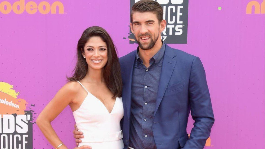 Michael Phelps and his wife Nicole Johnson