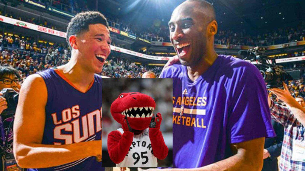 Devin Booker and Kobe Bryant