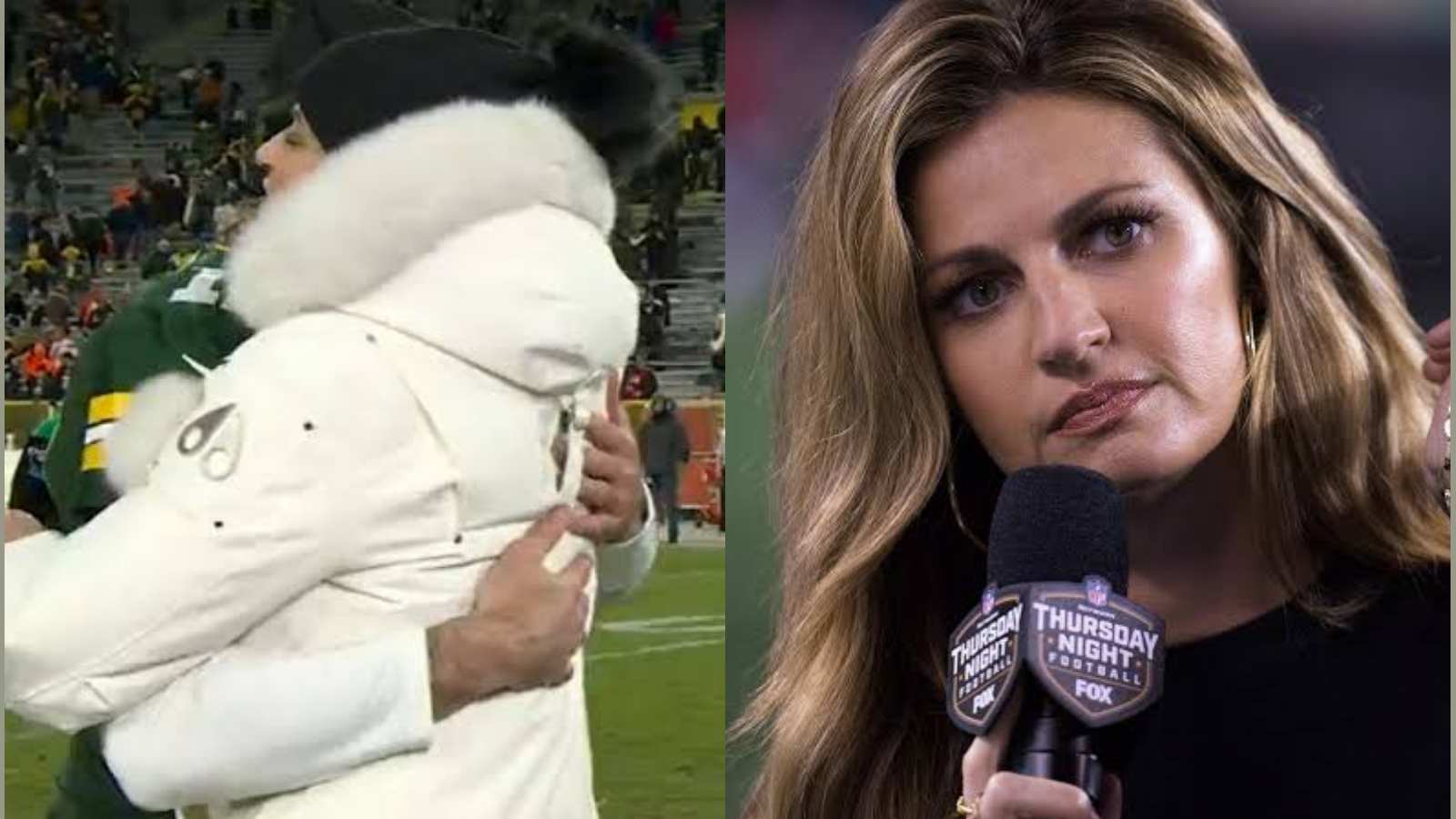 “I was targeted as I’m a WOMAN”: Erin Andrews calls the hullabaloo after she hugged Aaron Rodgers stupid & senseless