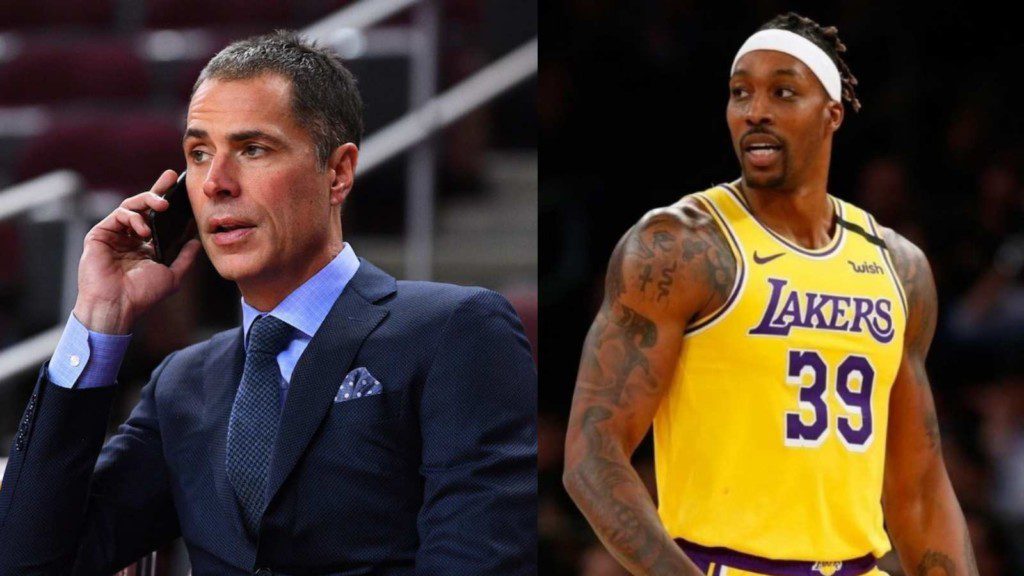 Rob Pelinka and Dwight Howard