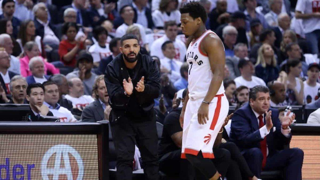 Drake and Kyle Lowry