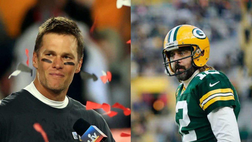 Tom Brady and Aaron Rodgers