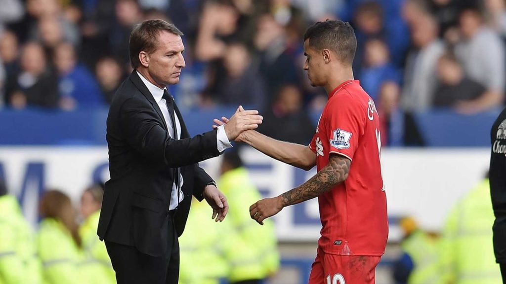 Philippe Coutinho and Brendan Rodgers