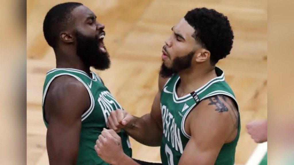 Jaylen Brown and Jayson Tatum