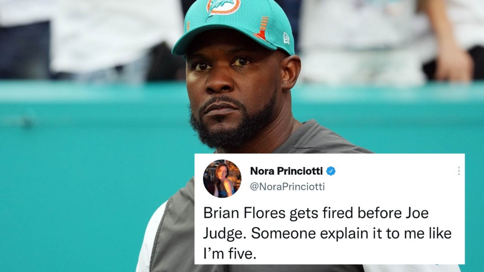 “Didn’t see that one coming”: Twitter Reacts to the shocking firing of Brian Flores as Miami Dolphins head coach