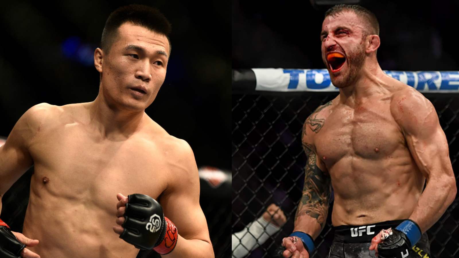 Alexander Volkanovski coins The Korean Zombie as one of the best featherweights to ever step inside the octagon