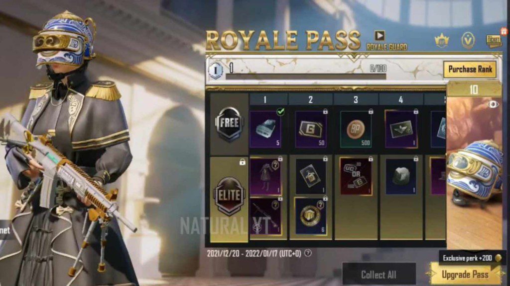 BGMI RPM7 Leaks: Rank 1 to Rank 50 elite rewards revealed