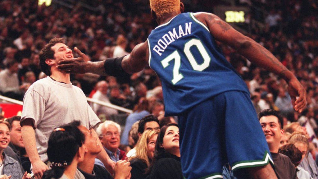 Dennis Rodman on Dallas Mavericks