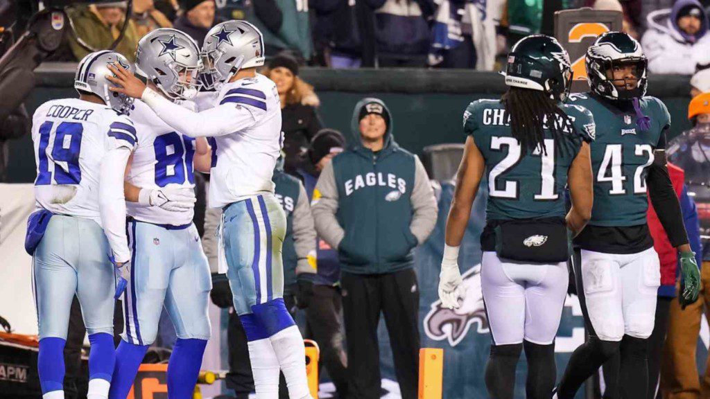 Dallas Cowboys during their win over the Eagles