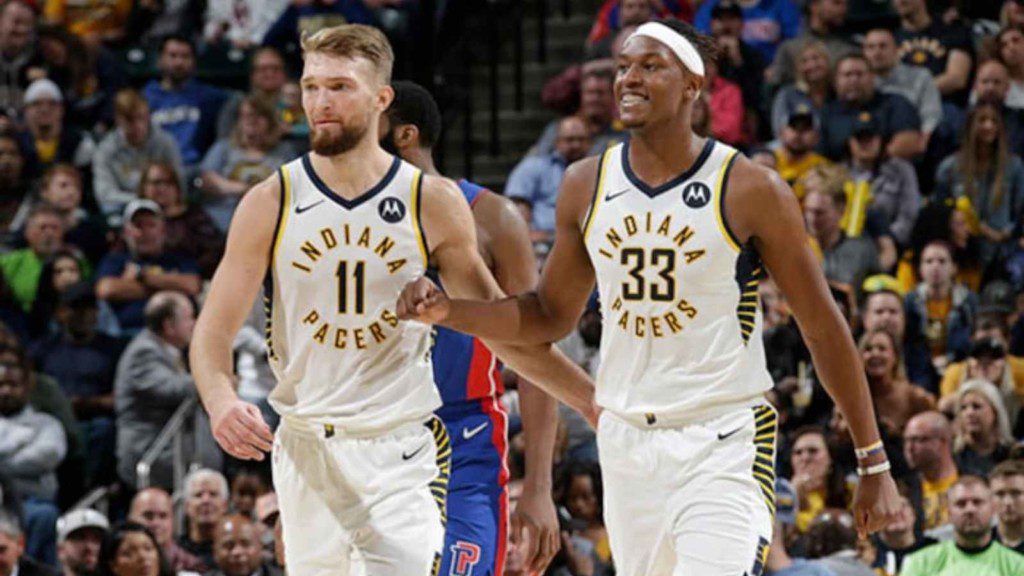 Domantas Sabonis and Myles Turner