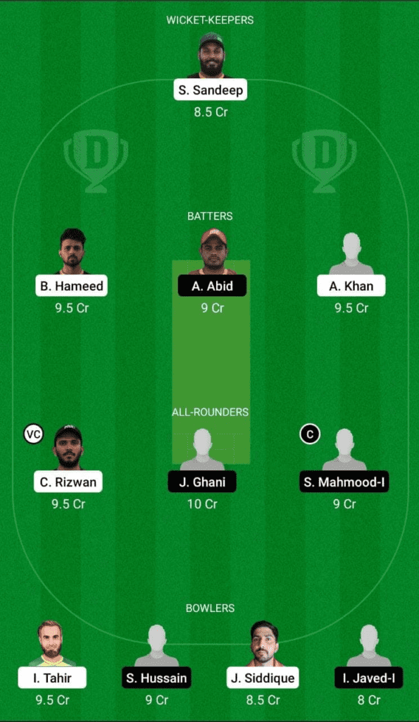 Dream 11 Fantasy Team 1 For IGM vs TVS