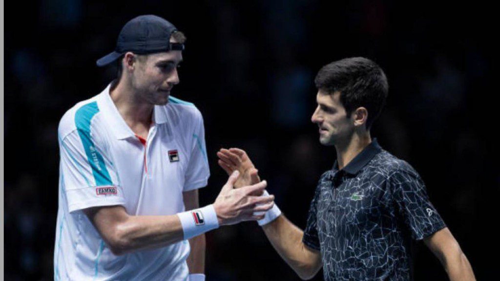 John Isner, Novak Djokovic