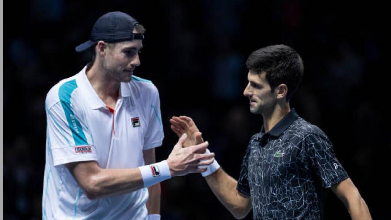 “I was screwed” John Isner describes how Novak Djokovic destroyed him in freezing conditions in China