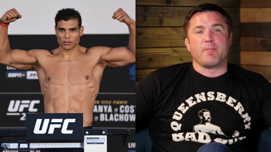 Paulo Costa(L), Chael Sonnen(R)