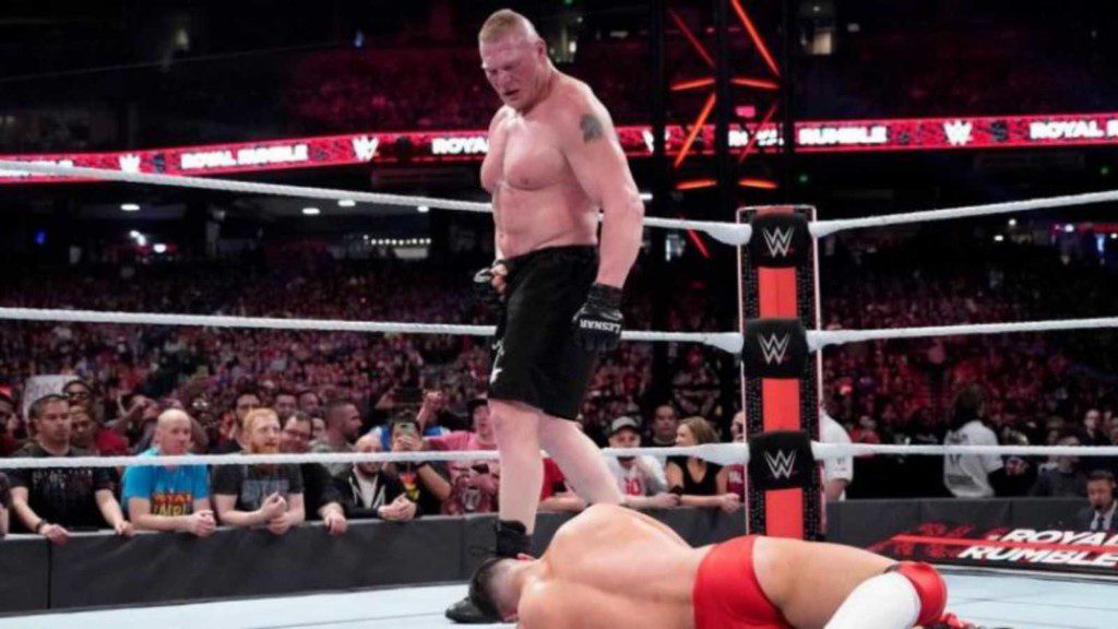 Brock Lesnar at Royal Rumble