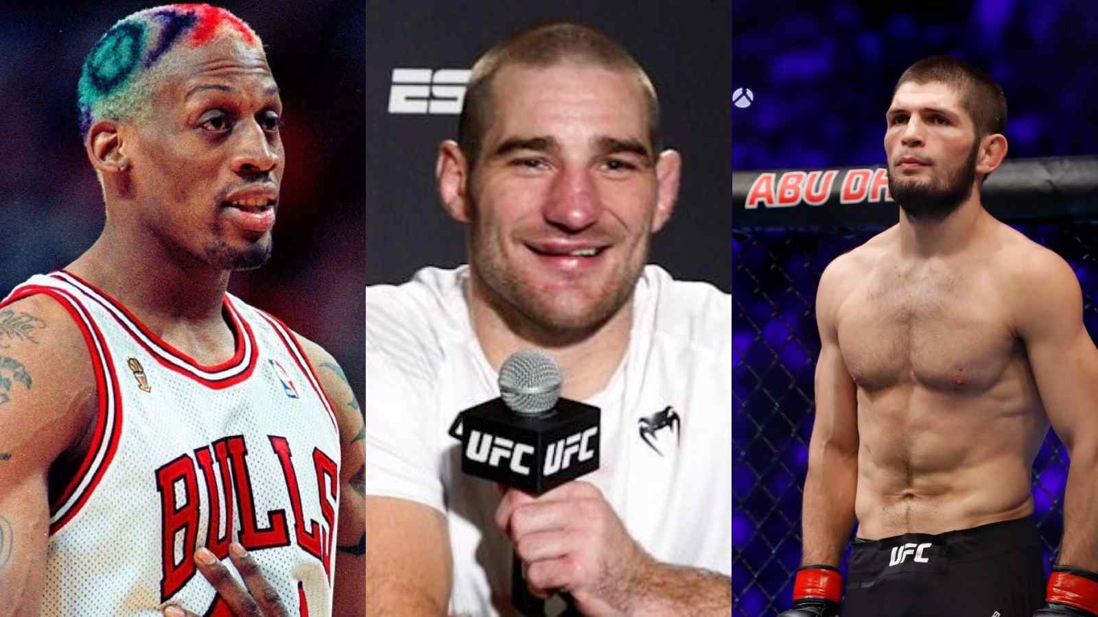 “Open to being friends with criminals like Khabib,” Sean Strickland trolls Khabib Nurmagomedov, Dennis Rodeman for association with infamous world leaders