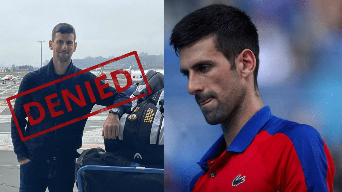 Novak Djokovic might NOT BE ALLOWED TO ENTER into Australia according to the Border Laws