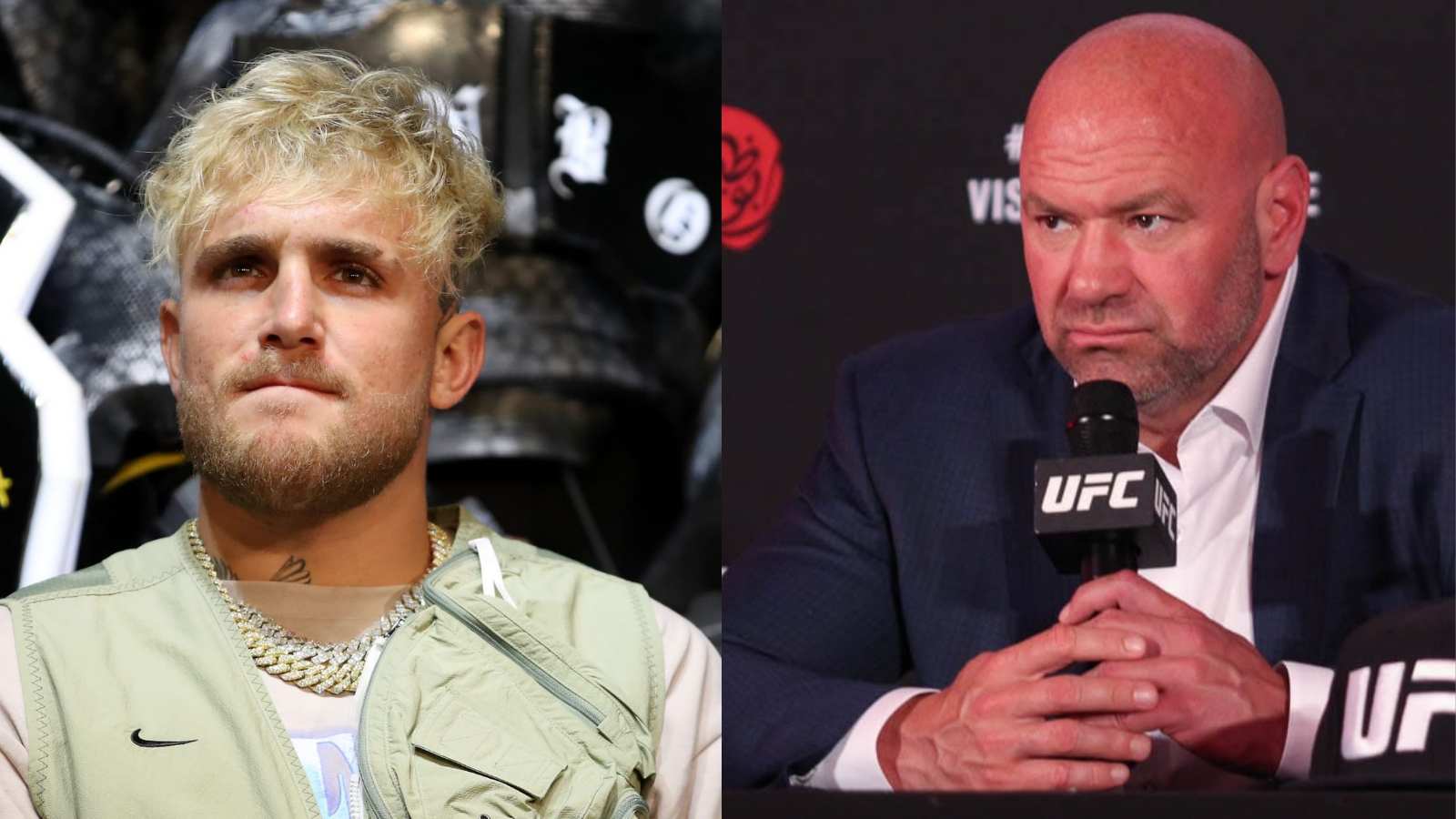 “They don’t want to pay anyone”- Jake Paul lumps Dana White alongside Floyd Mayweather after reports of pending payments to Logan Paul