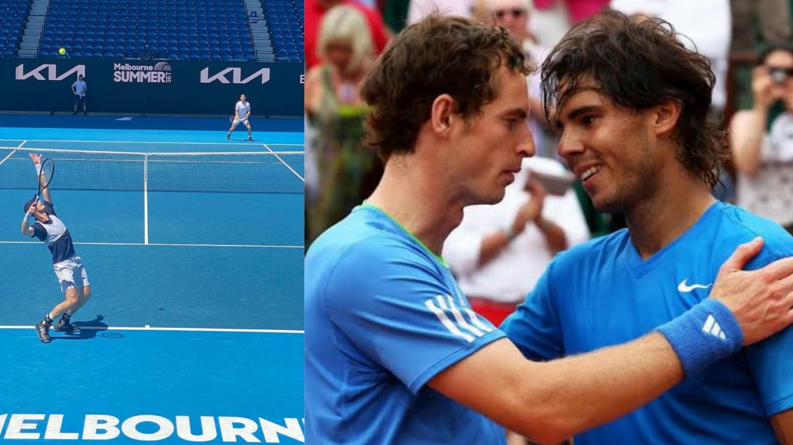 WATCH: Twitter goes bonkers as Rafael Nadal’s practice video with Old Friend Andy Murray goes viral!