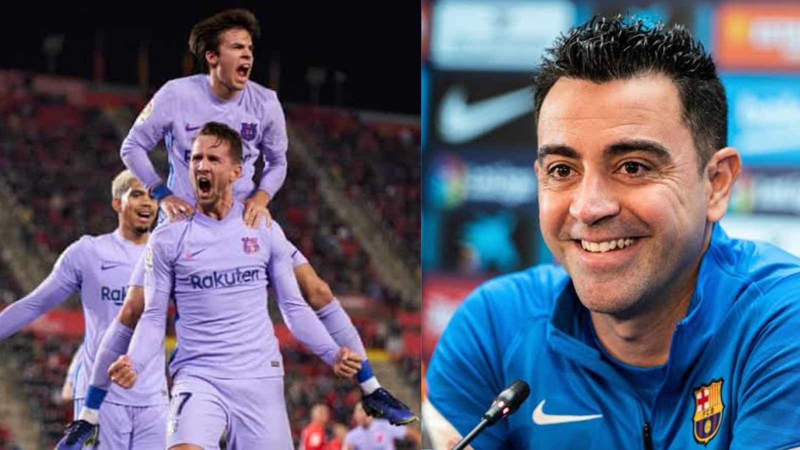 “Historic win for us”- Xavi and Co. ecstatic after their 1-0 win over Mallorca as Luuk De Jong and Ter Stegen shone bright