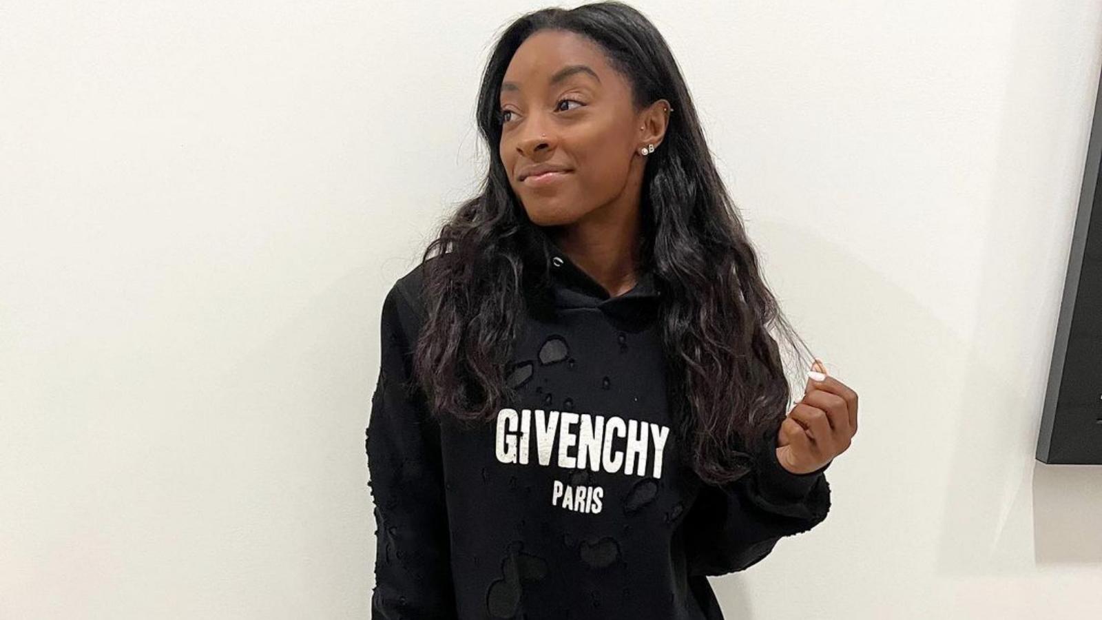 Simone Biles sizzles in a black ‘Givenchy’ mini-dress in her recent Instagram post