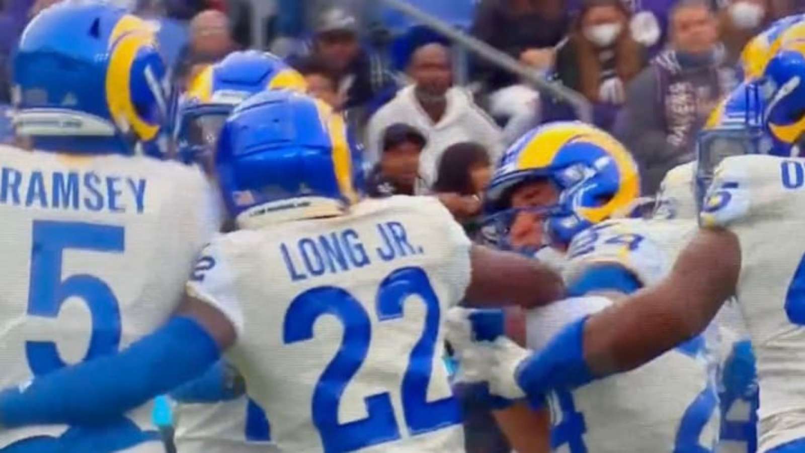 WATCH: NFL or UFC? Jalen Ramsey punches Taylor Rapp during Rams vs Ravens game