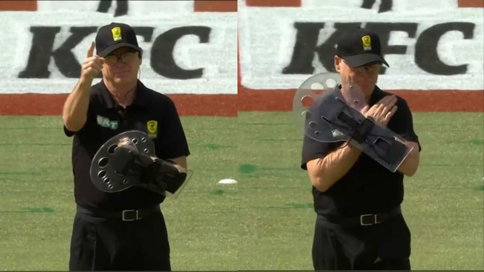 WATCH – Umpire Bruce Oxenford reverses his decision as Xavier Crone denied maiden BBL wicket