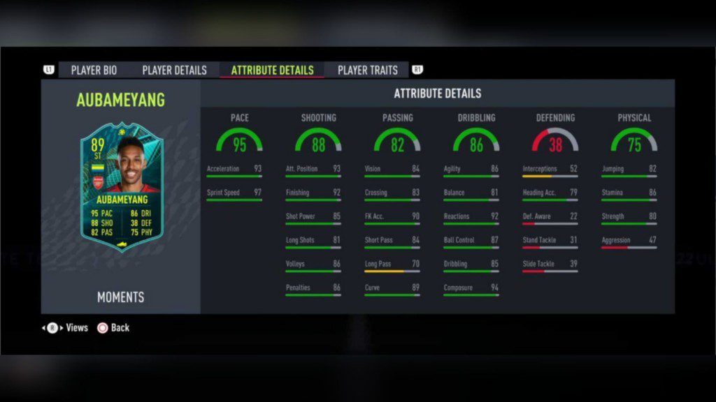 Aubameyang FIFA 22