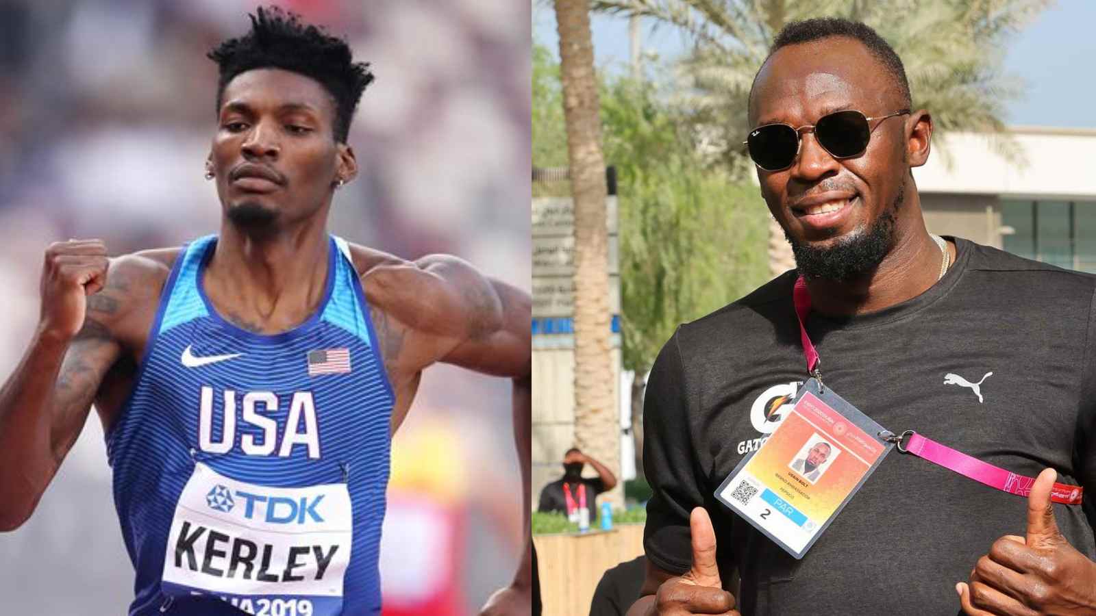 Usain Bolt backs Fred Kerley to win the Olympic Gold on a social media platform