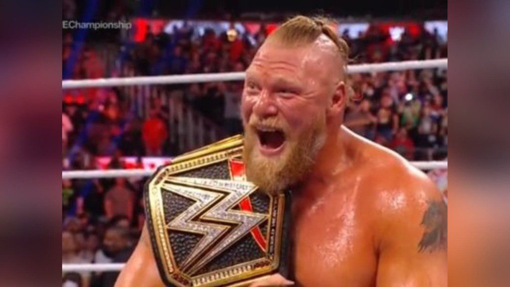 Brock Lesnar is the new WWE Champion