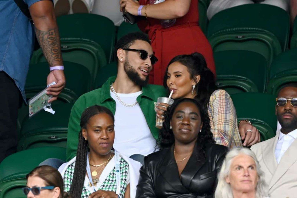 Ben Simmons and Maya Jama