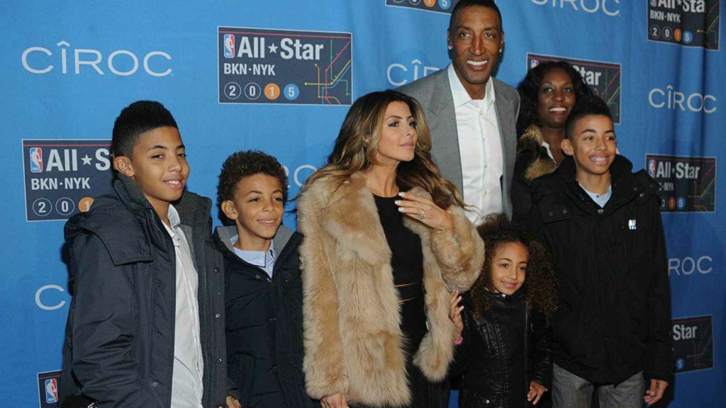 Scottie Pippen and family