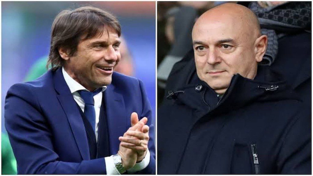 Antonio Conte and Daniel Levy 