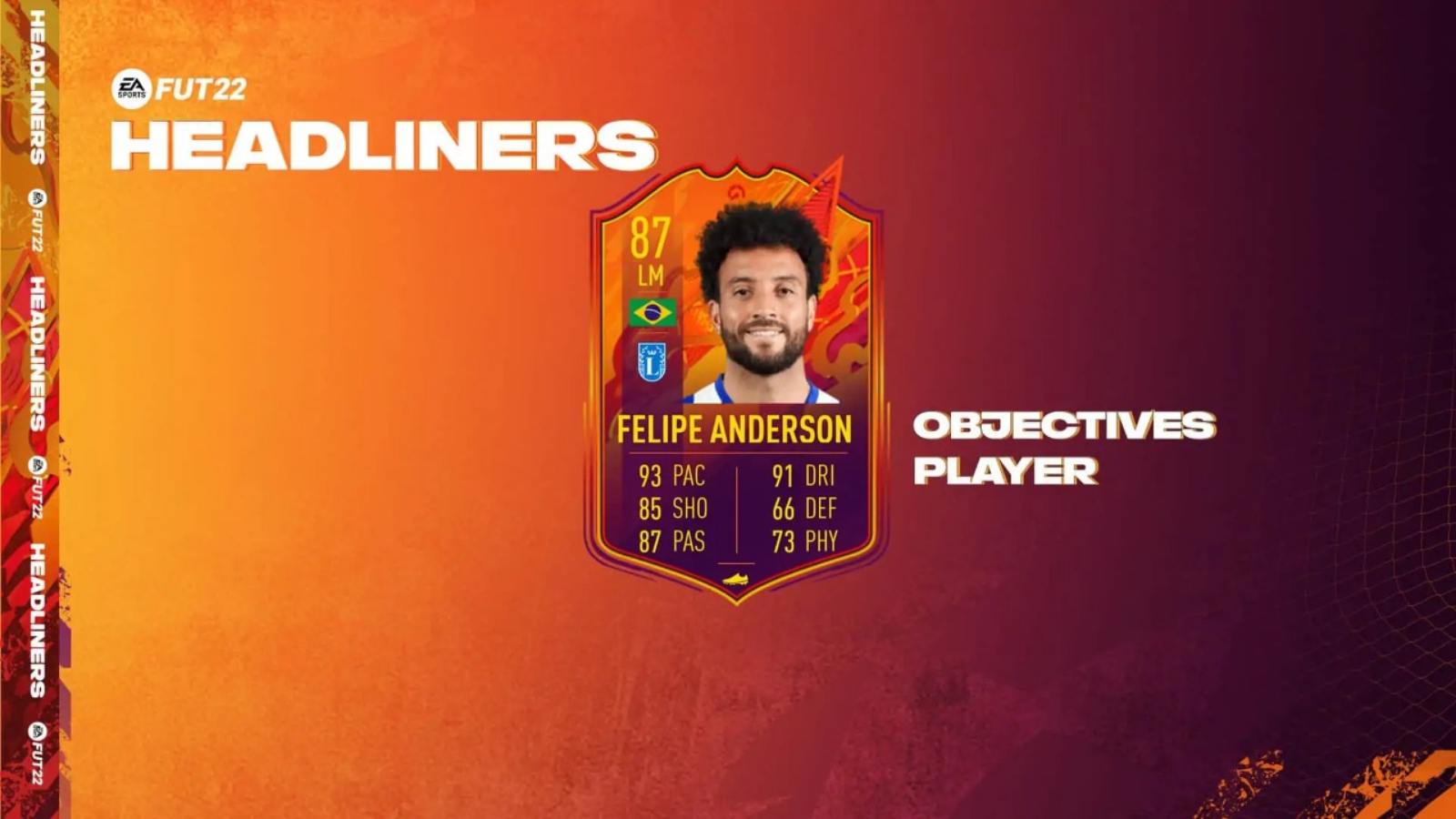 How to complete the Felipe Anderson FIFA 22 Headliner Player Objective?