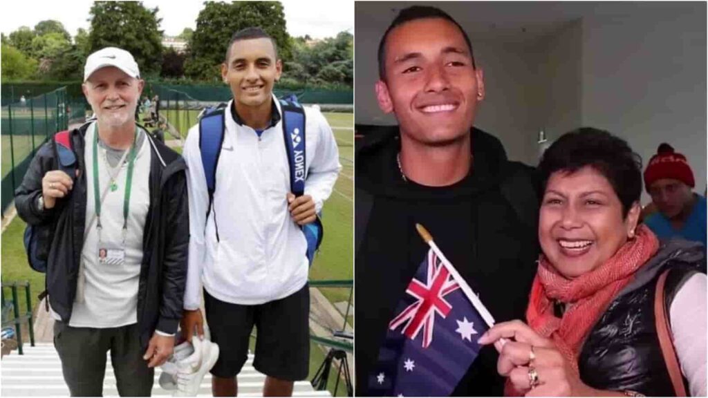 Nick Kyrgios with father George and mother Norlaila