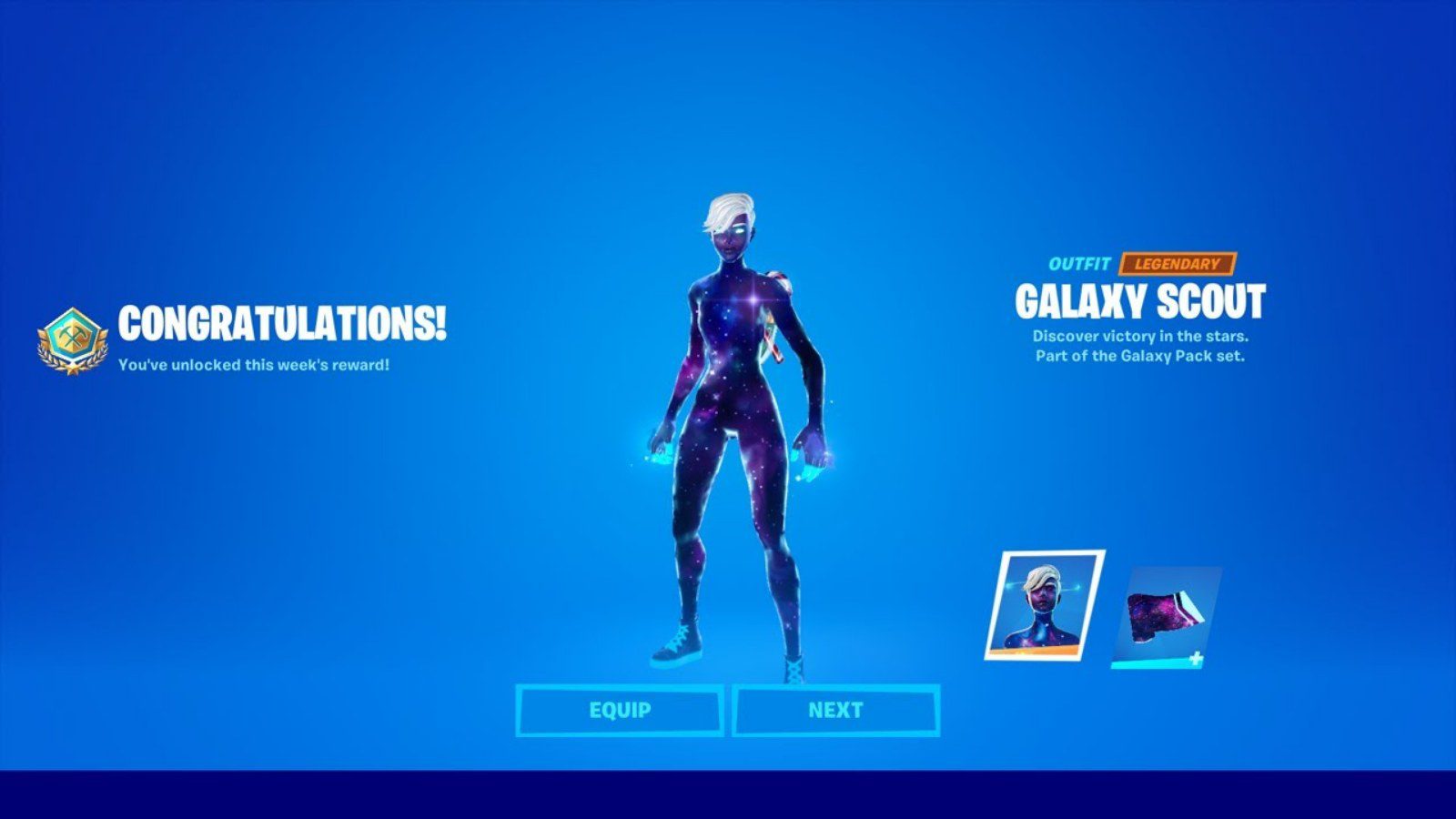 Fortnite Galaxy Pack Returns in shop in Chapter 3 Season 1