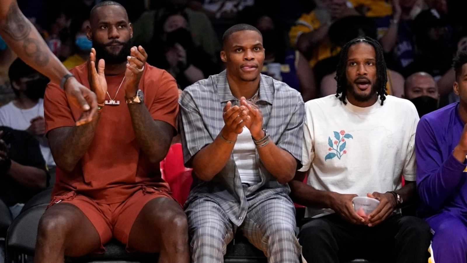 “Focus on the motherf****ng game” LeBron James, Russell Westbrook, Trevor Ariza caught jawing with fans during Lakers’ ugly loss against Pelicans