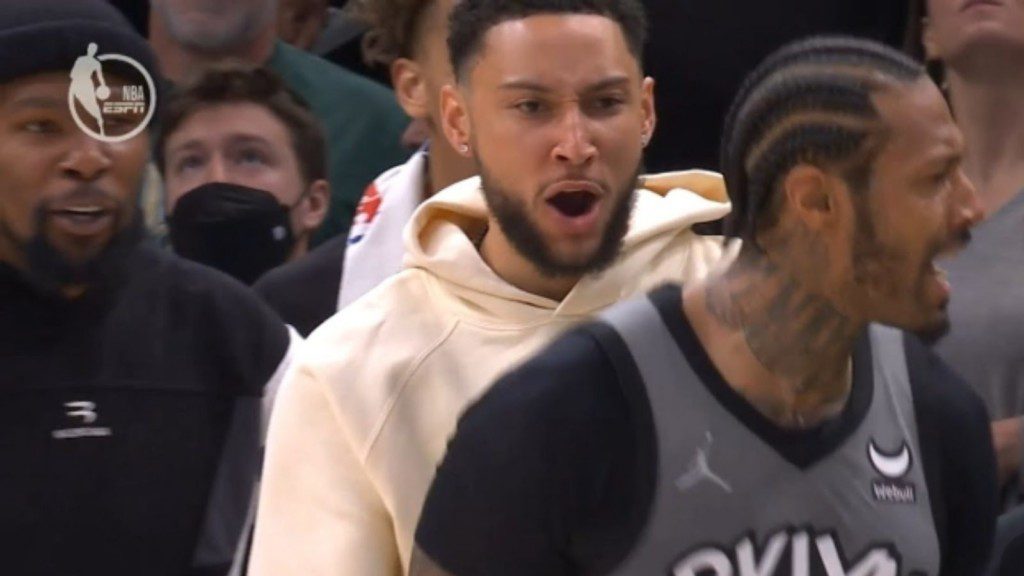 Ben Simmons hyped up for James Johnson