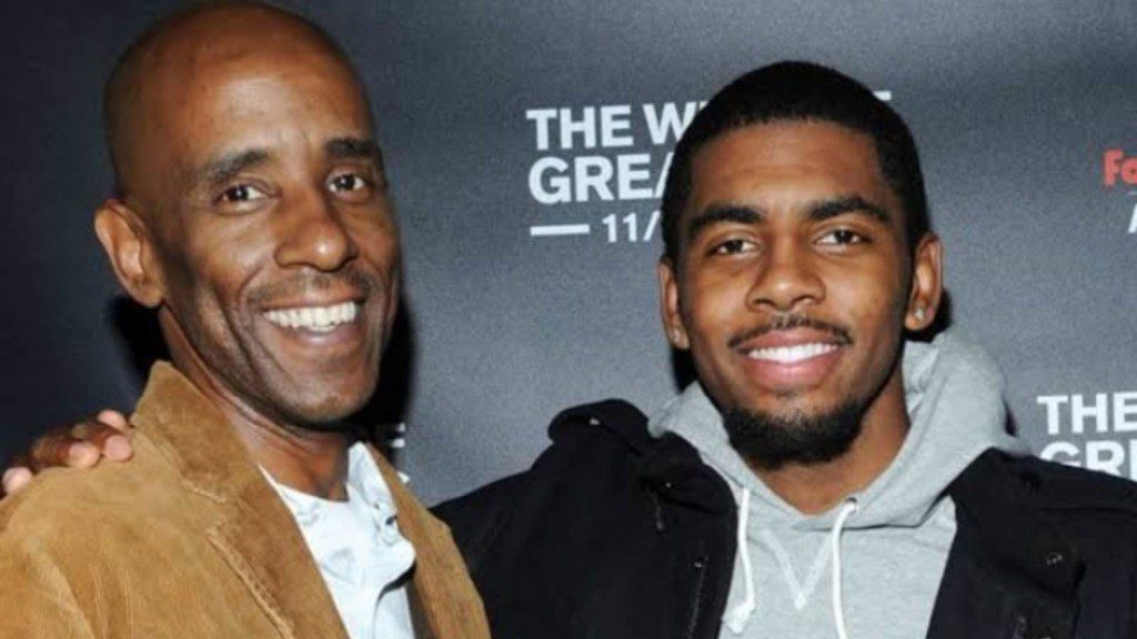 Kyrie Irving with his father