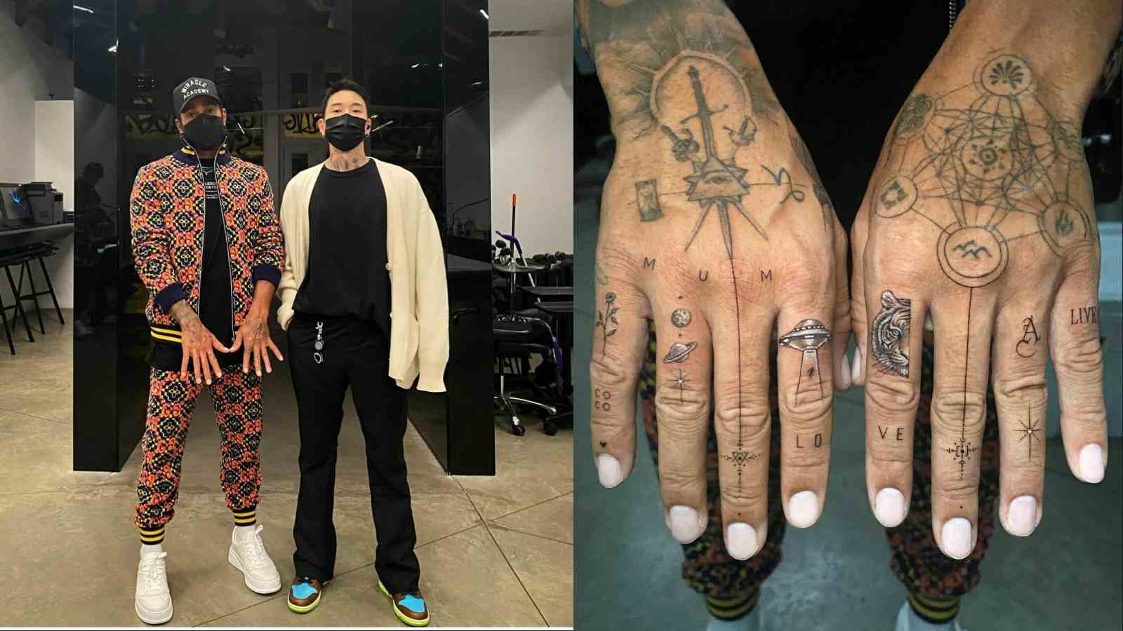 Lewis Hamilton gets inked yet again as Briton shows off his new tattoo