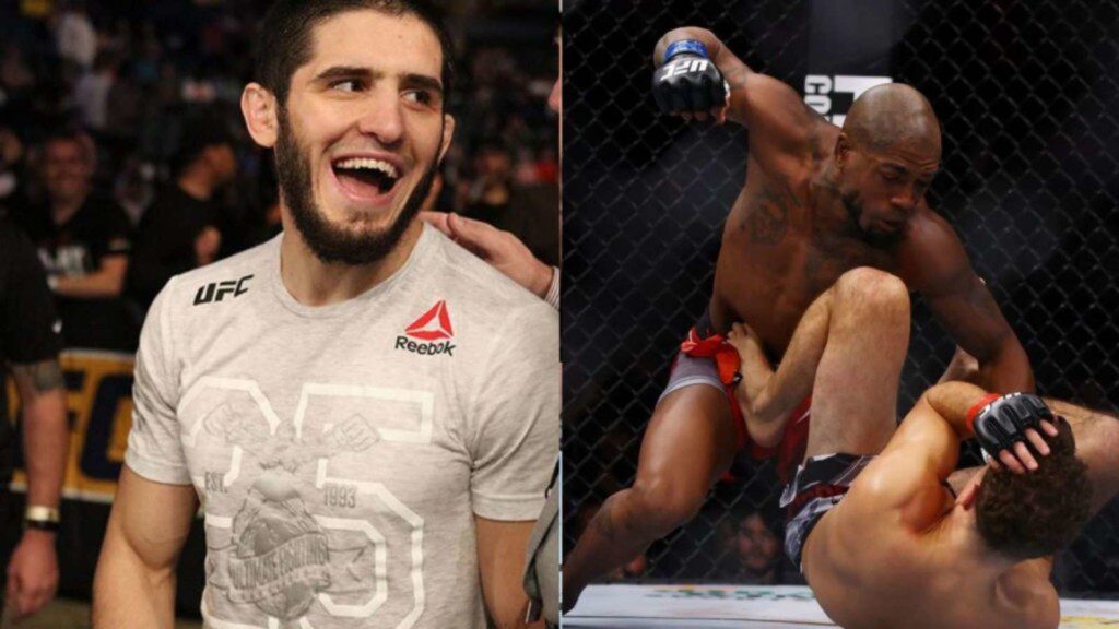 Islam Makhachev laughsoff at Bobby Green's wrestling skills