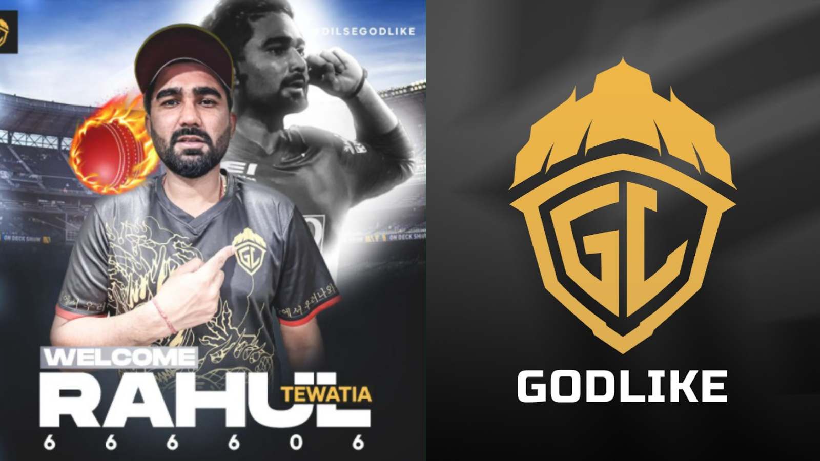 GodLike Esports bags Indian cricketer Rahul Tewatia as their BGMI content creator