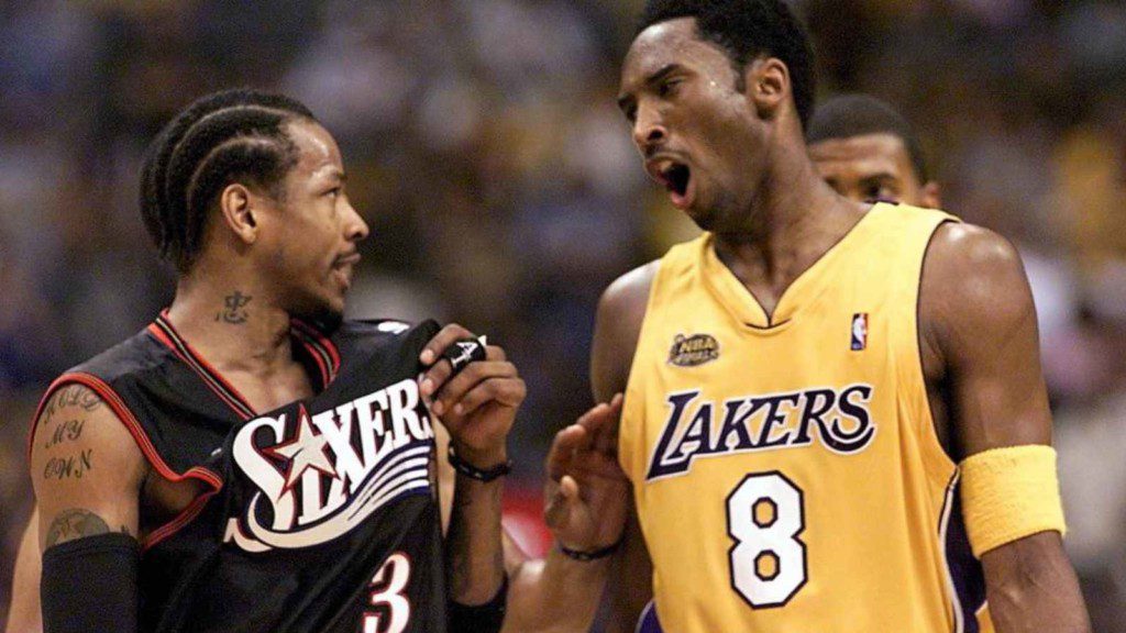 Allen Iverson and Kobe Bryant