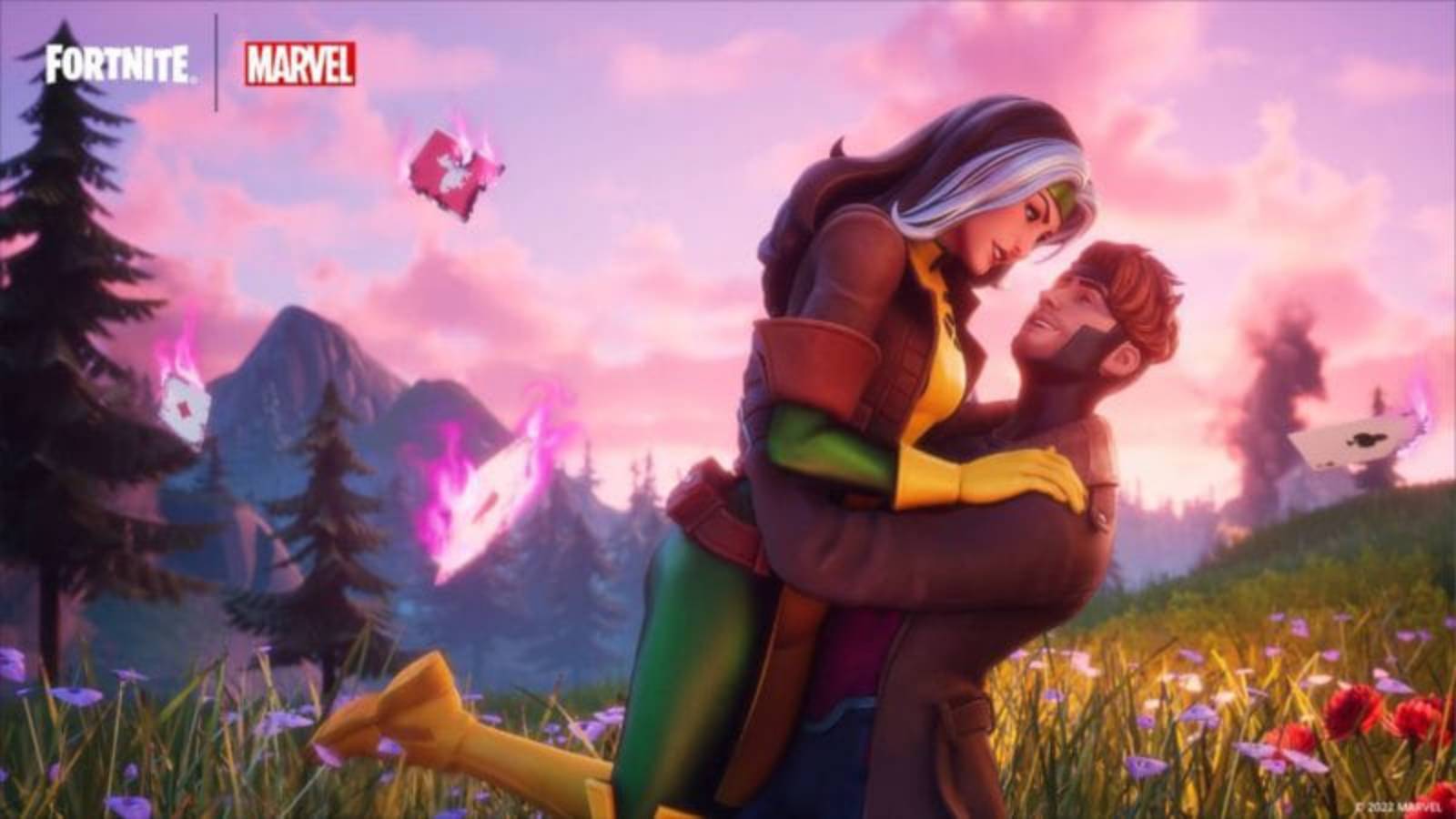 Rogue and Gambit from the X-Men join Fortnite as new Skins