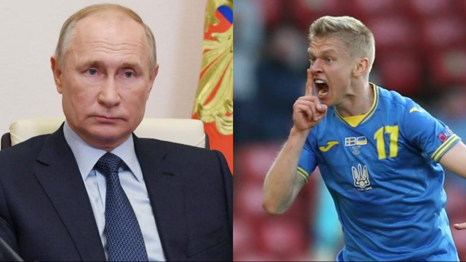 “Hope you die the most painful death,” Ukrainian star defender Oleksandr Zinchenko threatens Russian President Vladimir Putin