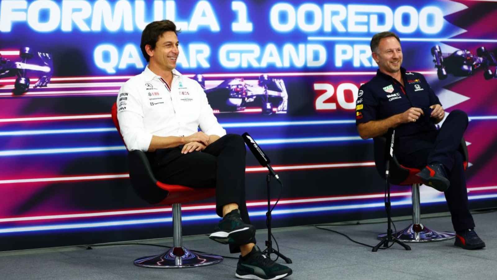 Christian Horner and Toto Wolff agree it’s time to move on from the intense 2021 season